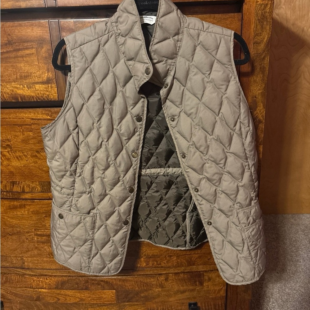 Quilted Women's Vest - Gray